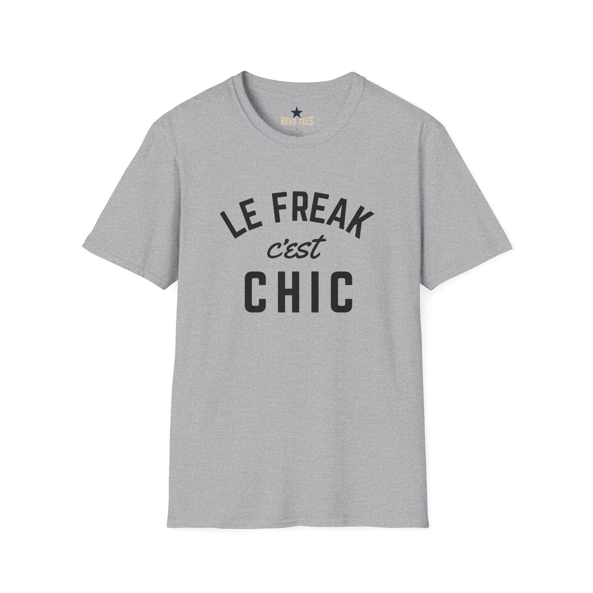 Revotees Le Freak Cest Chic French Retro Graphic T-Shirt - alternate view 3