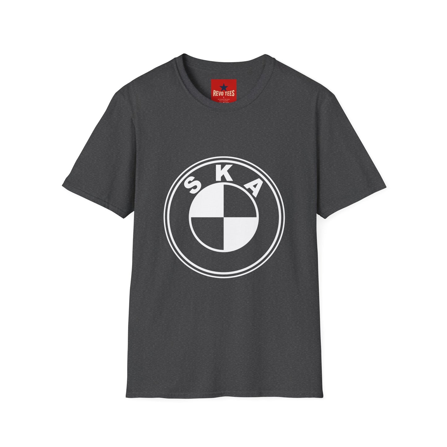 Ska Mod Target Logo T-Shirt — Retro Two-Tone Checkerboard Music Tee