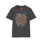 Retro Character Spiral T-Shirt — 80s Cartoon Cast Design