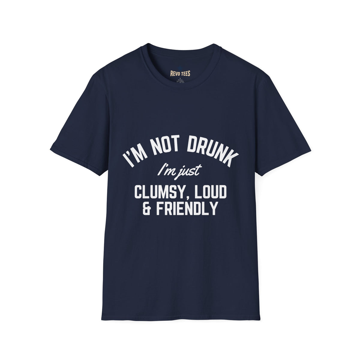 Revotees Im Not Drunk Unisex Softstyle T-Shirt - alternate view 8