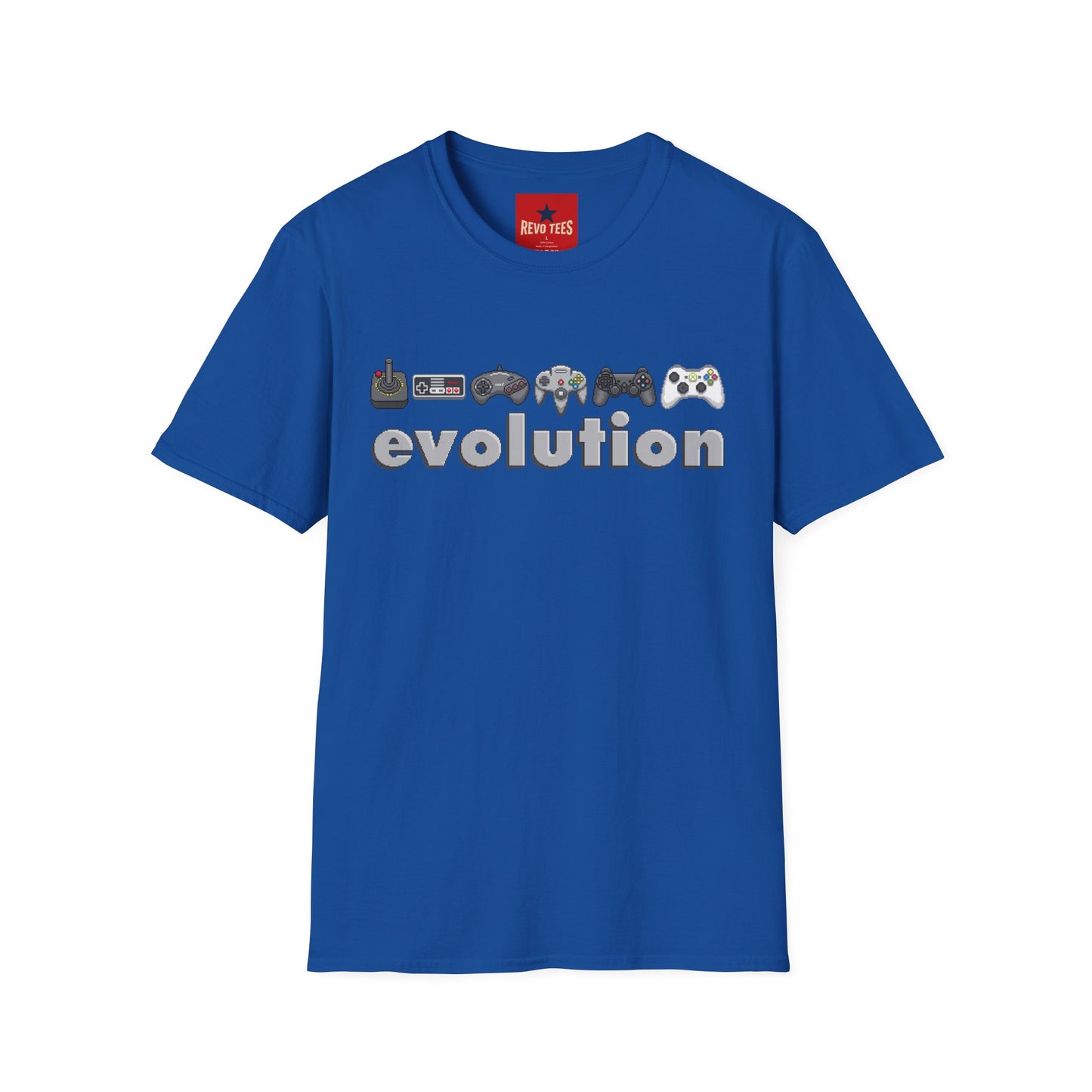 Video Game Controller Evolution T-Shirt — Retro to Modern Gamer Tee