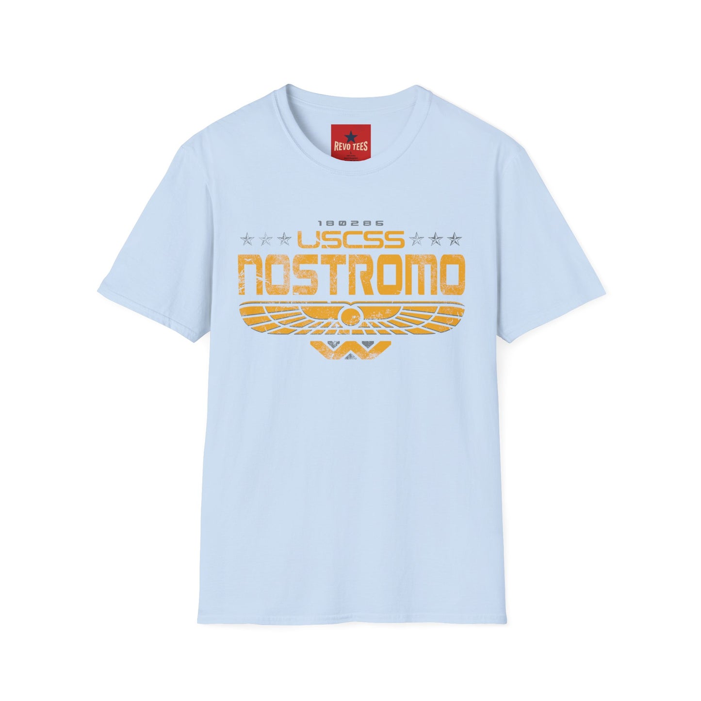 Nostromo USCSS Graphic T‑Shirt — Retro Sci‑Fi Starship Logo Tee