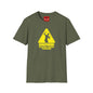 Caution - Throwing Shapes - Unisex Softstyle T-Shirt