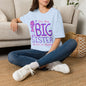 Big Sister T-Shirt — "I'm the Big Sister" Cute Pink & Purple Kids/Family Tee