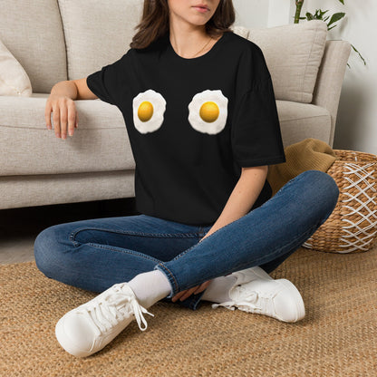 Eggs On My Mind T‑Shirt — Funny Fried Egg Graphic Tee