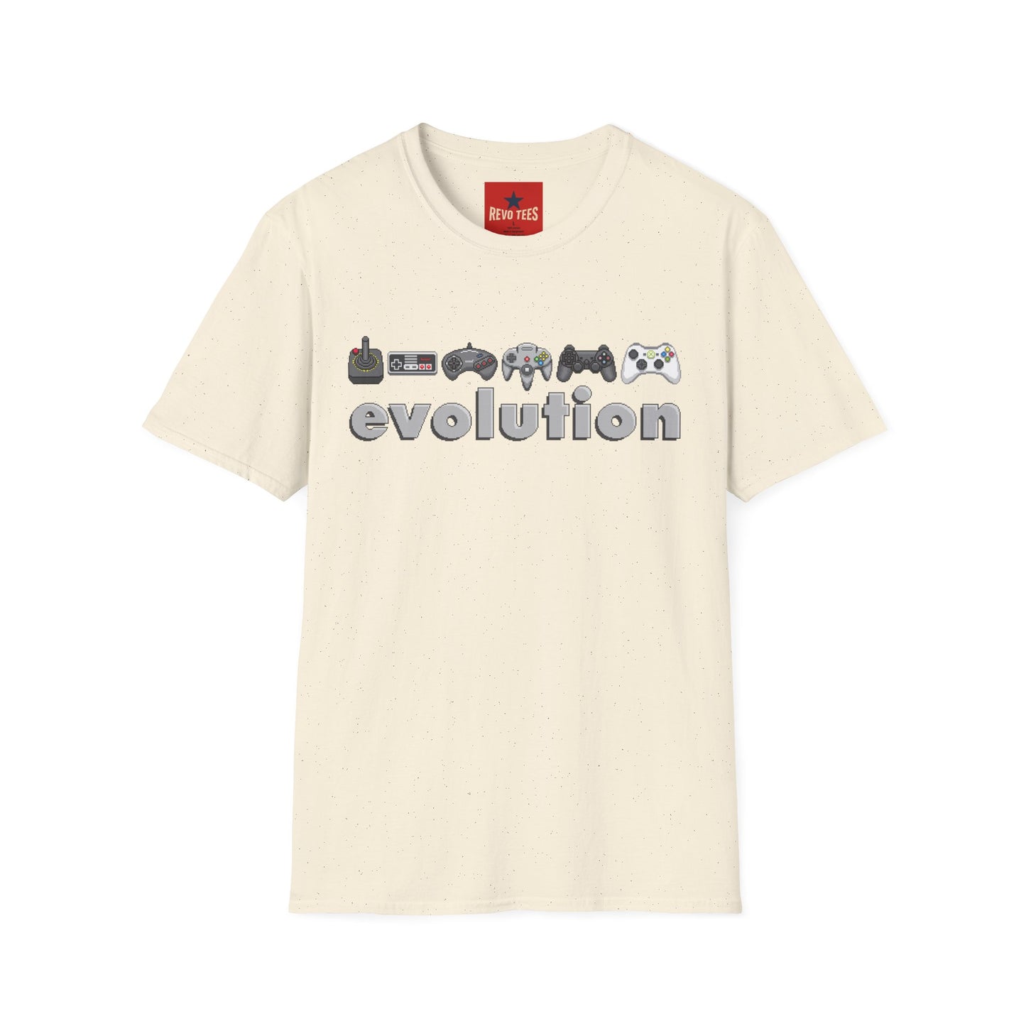 Video Game Controller Evolution T-Shirt — Retro to Modern Gamer Tee