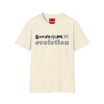 Video Game Controller Evolution T-Shirt — Retro to Modern Gamer Tee