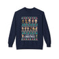 Holiday Character  — Cute Chibi Characters Ugly Crewneck Sweater Design