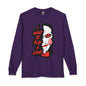 SAW - Horror Movie Long Sleeve Tee — "I Want to Play a Game" Jigsaw Puppet Graphic