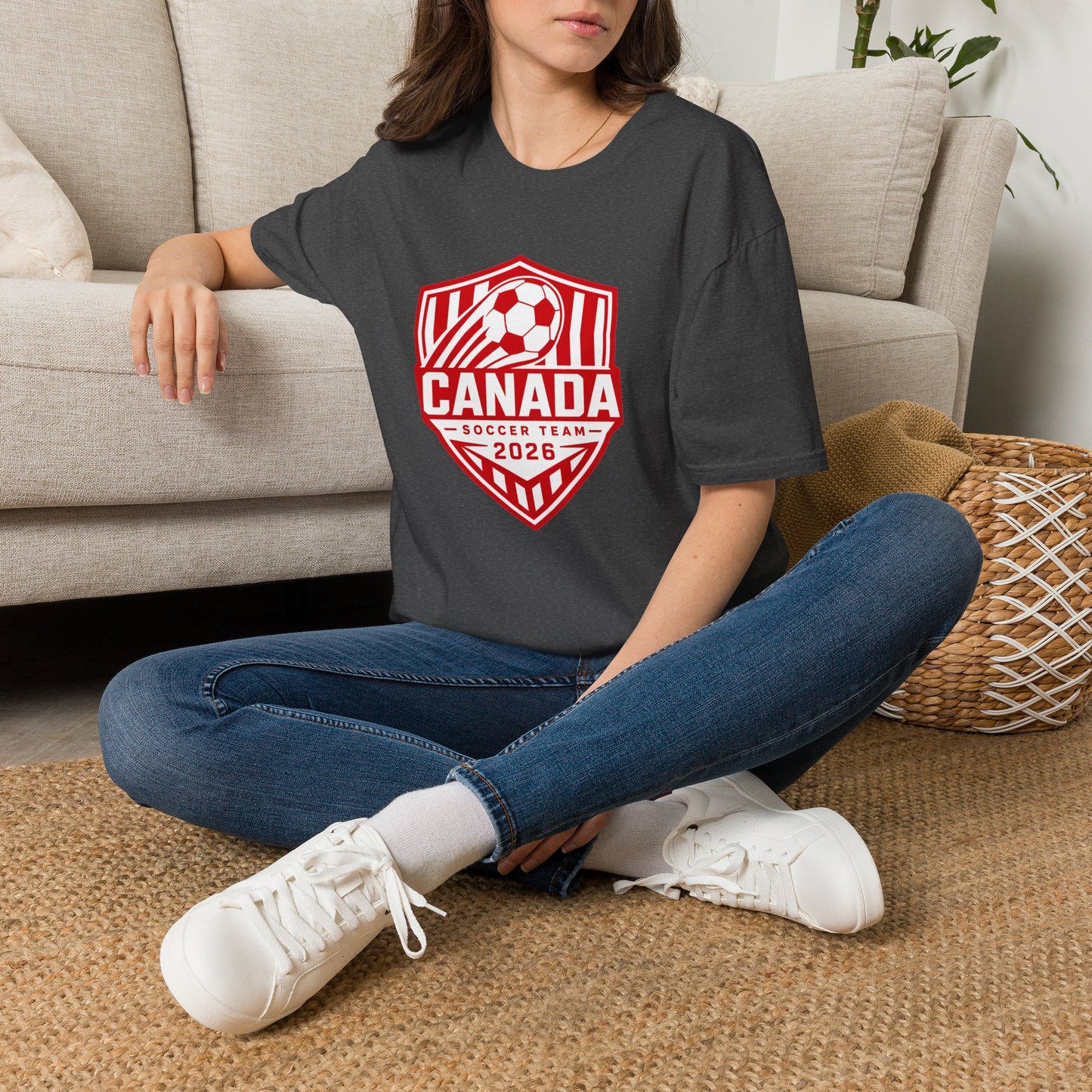 World Cup 2026 - Canada Soccer Team T‑Shirt — 2026 Crest Tee