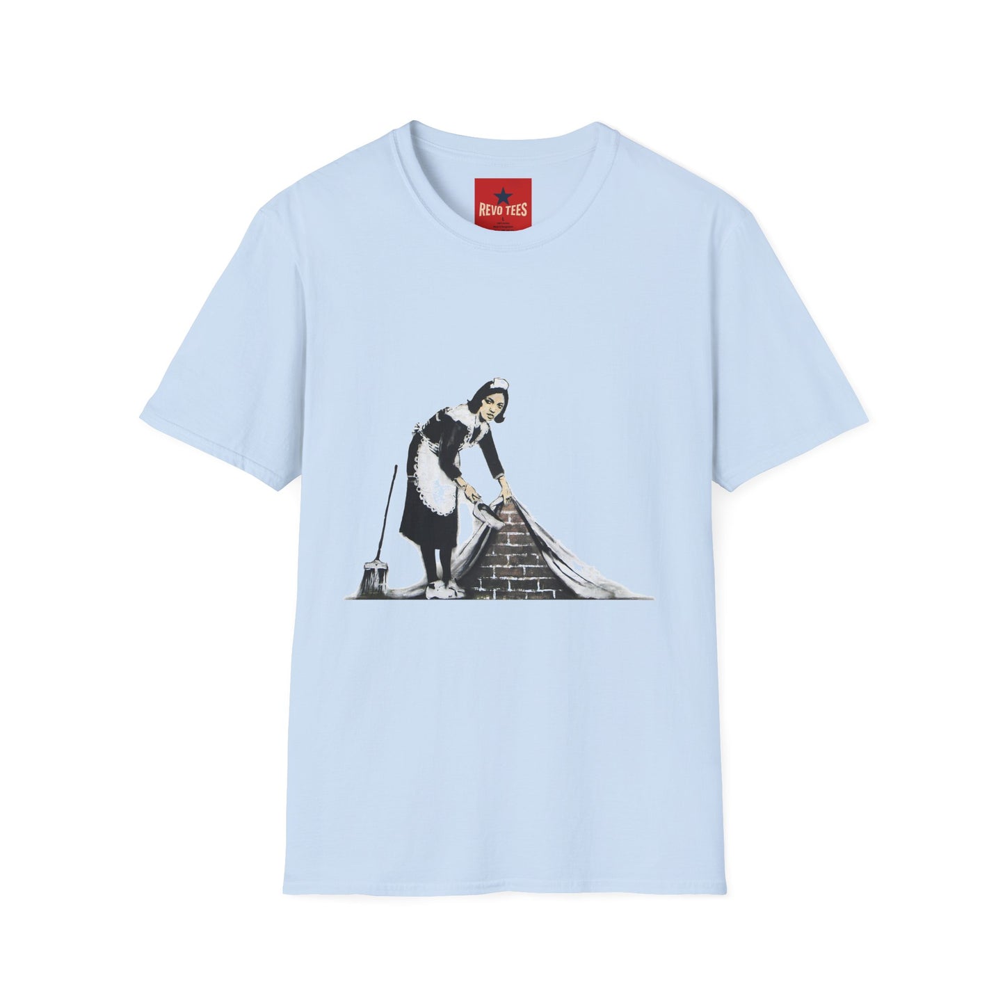Banksy's Maid Street Art T-Shirt — Banksy-Inspired Housecleaning Graphic Tee