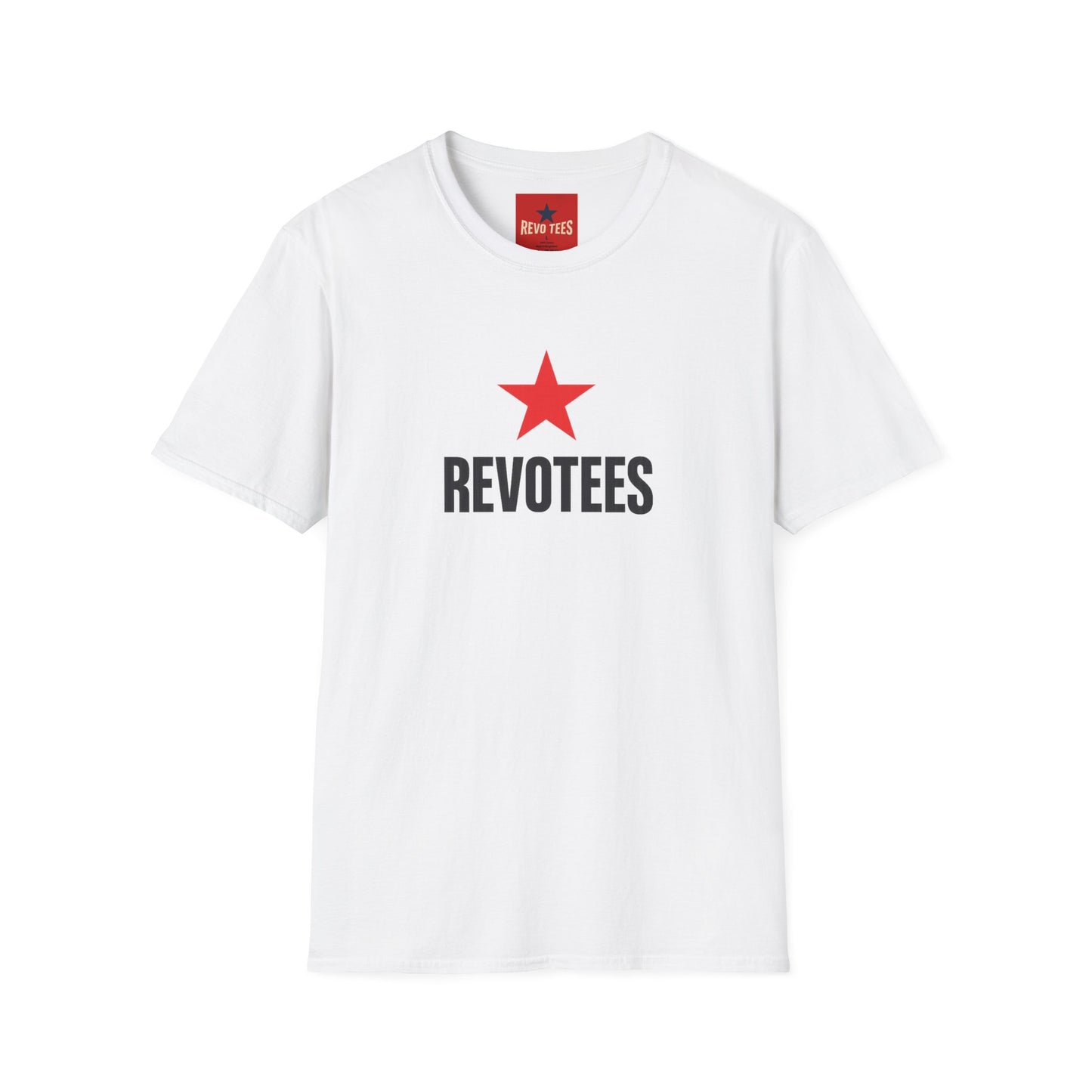 REVOTEES Branded T-Shirt — Red Star Protest Graphic Tee
