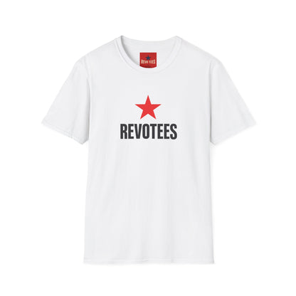 REVOTEES Branded T-Shirt — Red Star Protest Graphic Tee