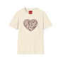 Ornate Floral Heart T-Shirt — Vintage Filigree Valentine Tee
