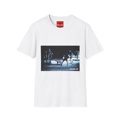 Banksy T-Shirt — Moody Night Street Scene Graphic Tee (12/05/01)