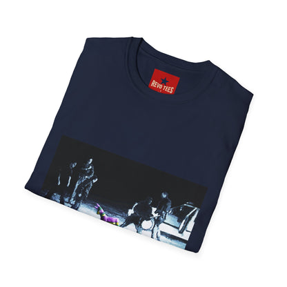 Banksy T-Shirt — Moody Night Street Scene Graphic Tee (12/05/01)