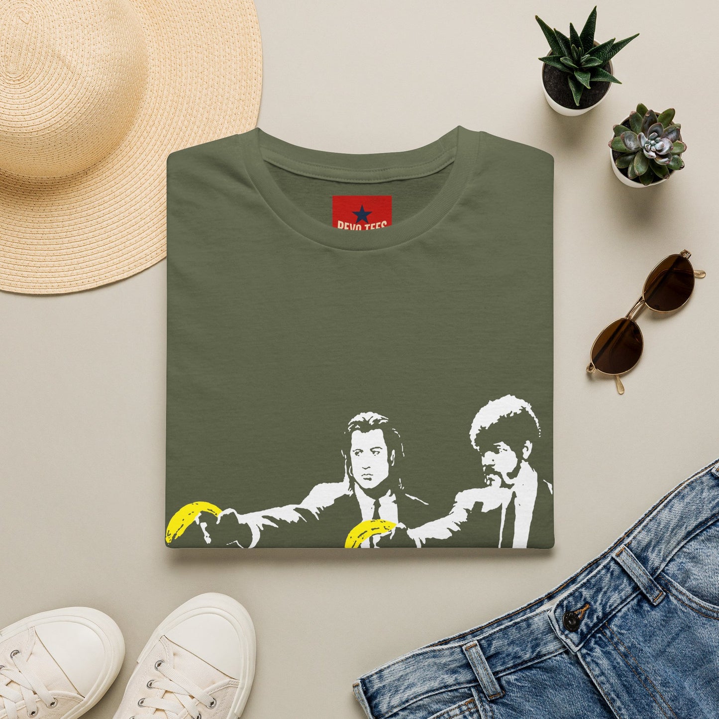 Banksy Pulp Fiction Banana Standoff T-Shirt