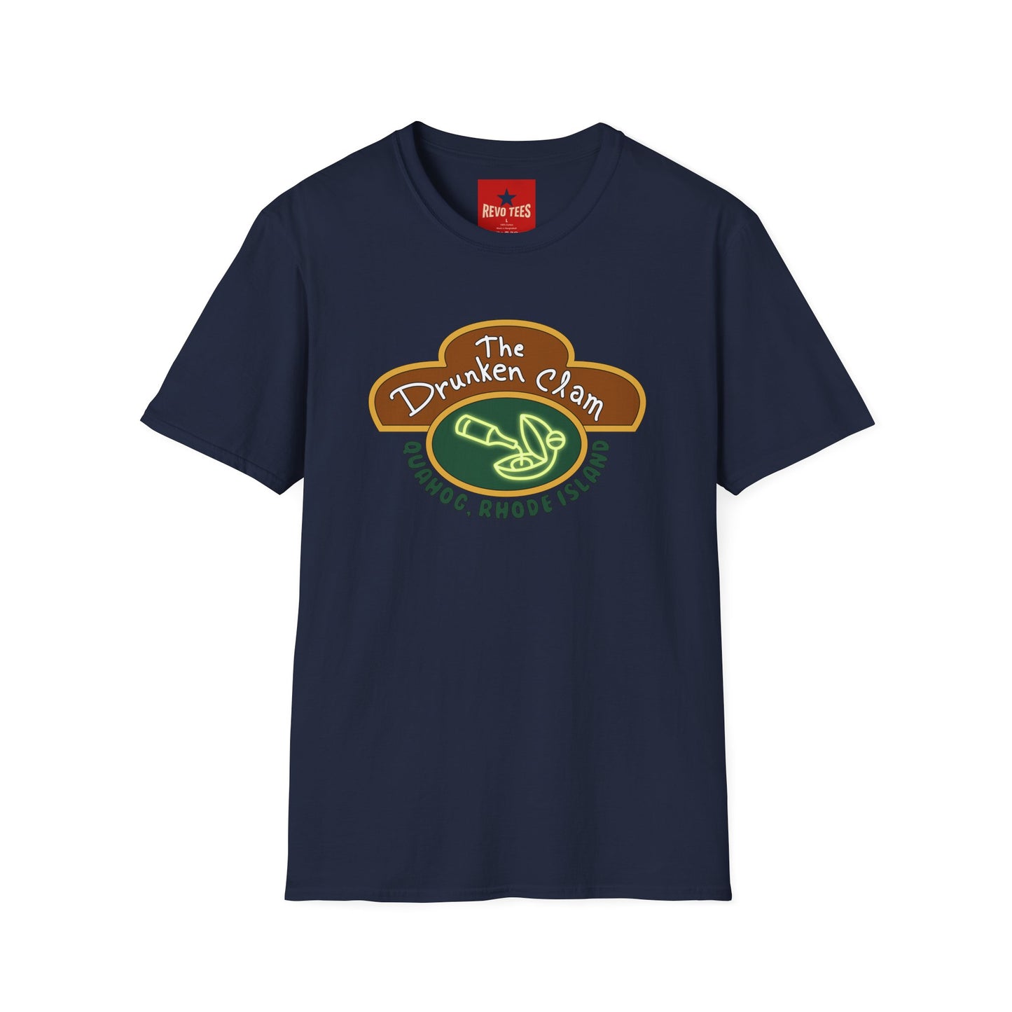 The Drunken Clam Quahog, Rhode Island T-Shirt