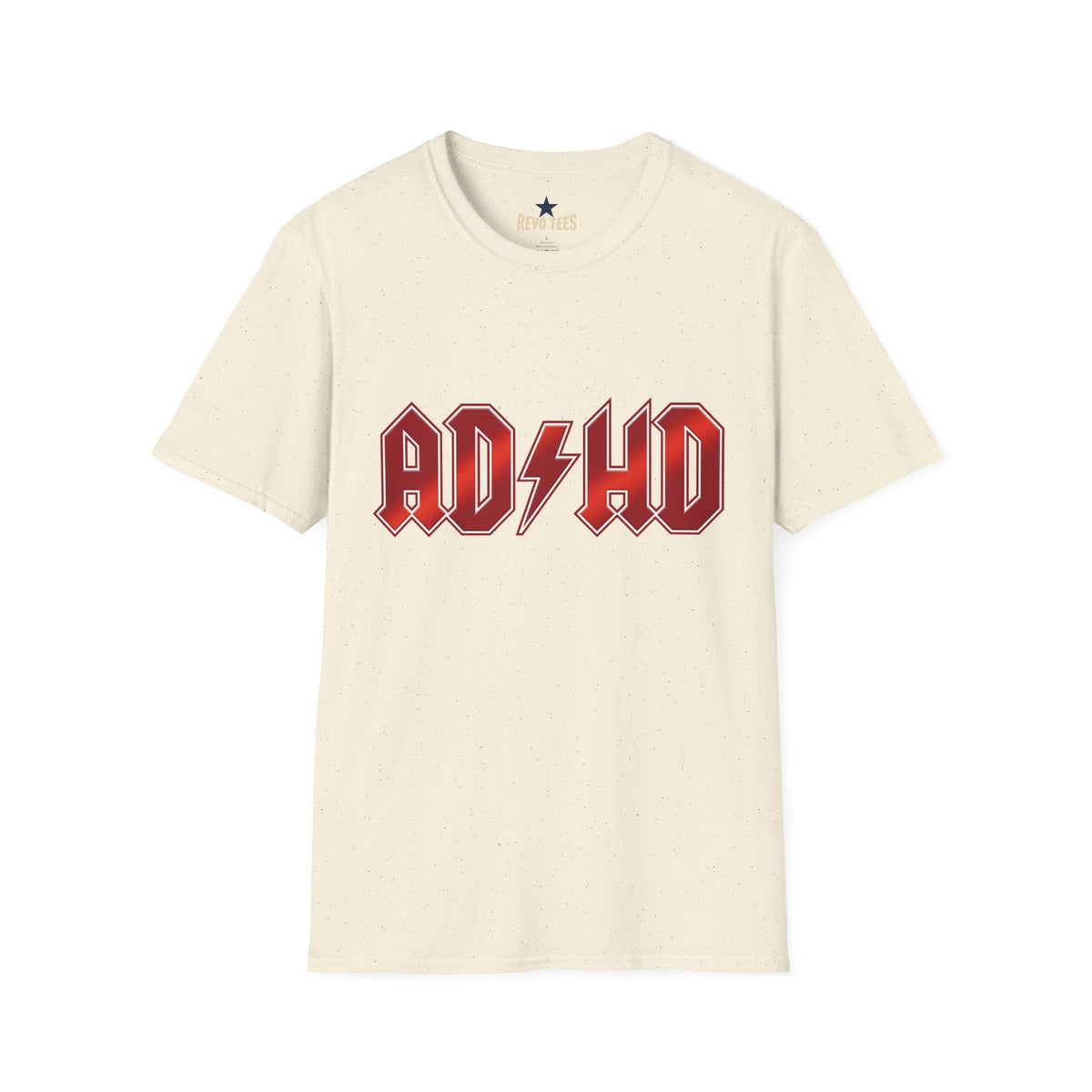 Revotees Adhd Funny Unisex Softstyle T-Shirt - alternate view 5
