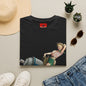Banksy Pin-Up Cowgirl T-Shirt — Retro Pinup Girl Riding Soda Can Vintage Tee