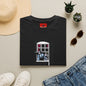Banksy Window Watchers Graphic T-Shirt — Vintage Couple & Cat Illustration