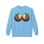 Yule Tidings We'll Twin - Christmas Puddings Crewneck Sweater