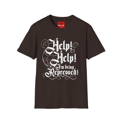 Help I am Being Repressed - Unisex Softstyle T-Shirt