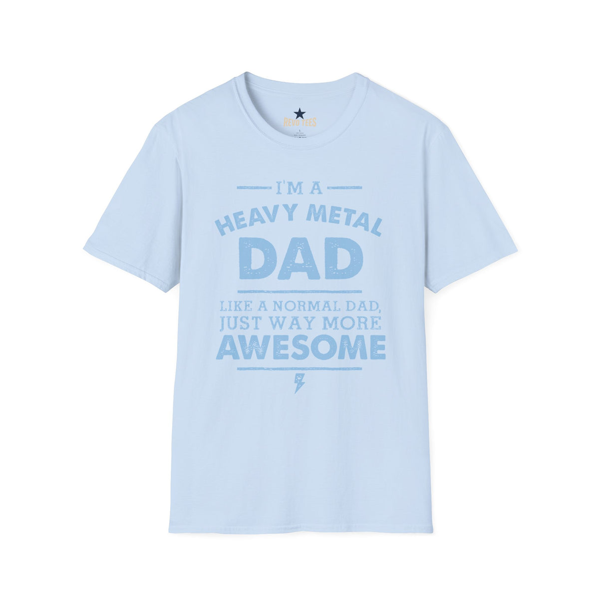 Revotees Heavy Metal Dad I M a Heavy Metal Dad Graphic for Proud Fathers T-Shirt - alternate view 9