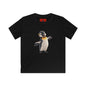 Kids Penguin Graphic Tee — Cute Dancing Penguin Shirt front and back design
