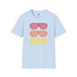 Revotees Retro Shutter Shades Gradient Graphic T-Shirt - alternate view 8