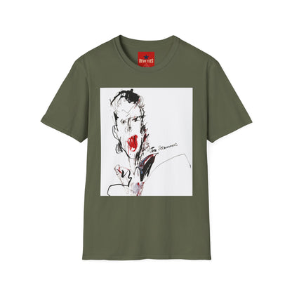 The Clash - Joe Strummer - By Ray Lowry - Unisex Softstyle T-Shirt