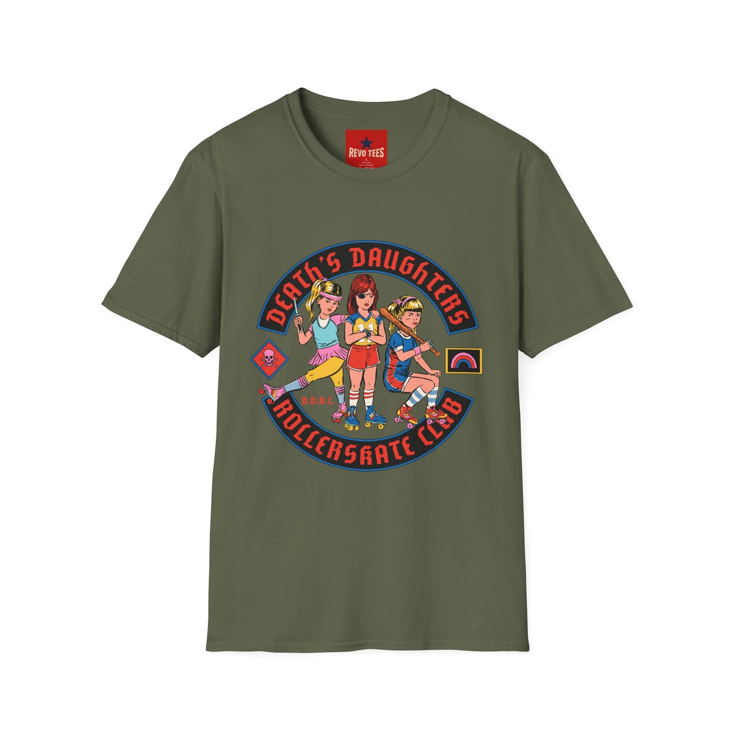 Death's Daughters Roller Skate Club T‑Shirt