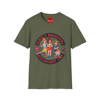 Death's Daughters Roller Skate Club T‑Shirt