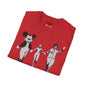 Banksy Graphic T-Shirt — Retro Satirical Parade Design