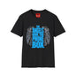 Angels Have the Phone Box T-Shirt — Retro Blue Gothic Angel Tee