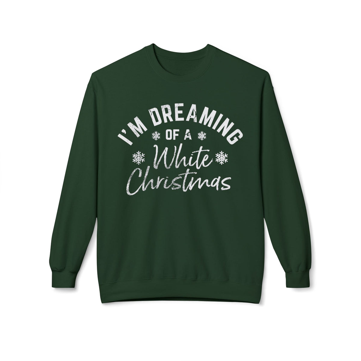 I'm Dreaming of a White Christmas - Lyrics on a Sweatshirt