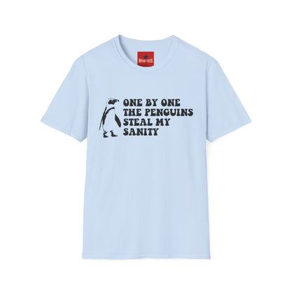 Penguins Steal My Sanity - Unisex Softstyle T-Shirt