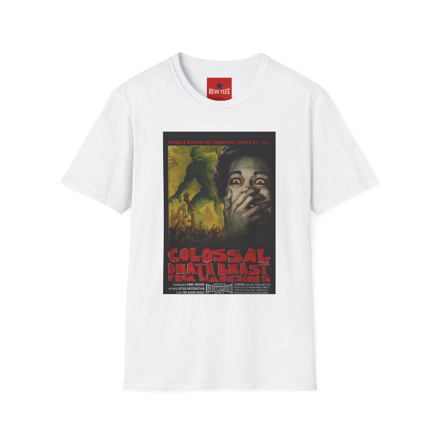 Horror Movie Poster T-Shirt — 'Colossal Man-Eater' Retro Sci‑Fi Graphic Tee