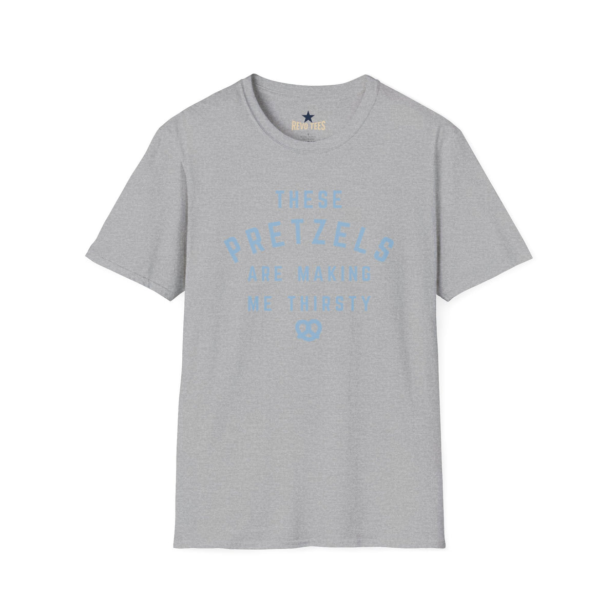 Revotees Pretzel Lovers These Pretzels Are Making Me Thirsty Casual T-Shirt - alternate view 4
