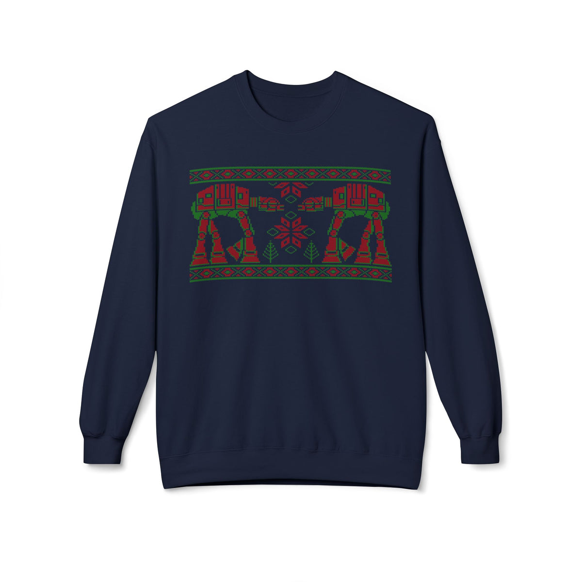 Star Wars AT-AT Holiday Sweater Crewneck Sweatshirt