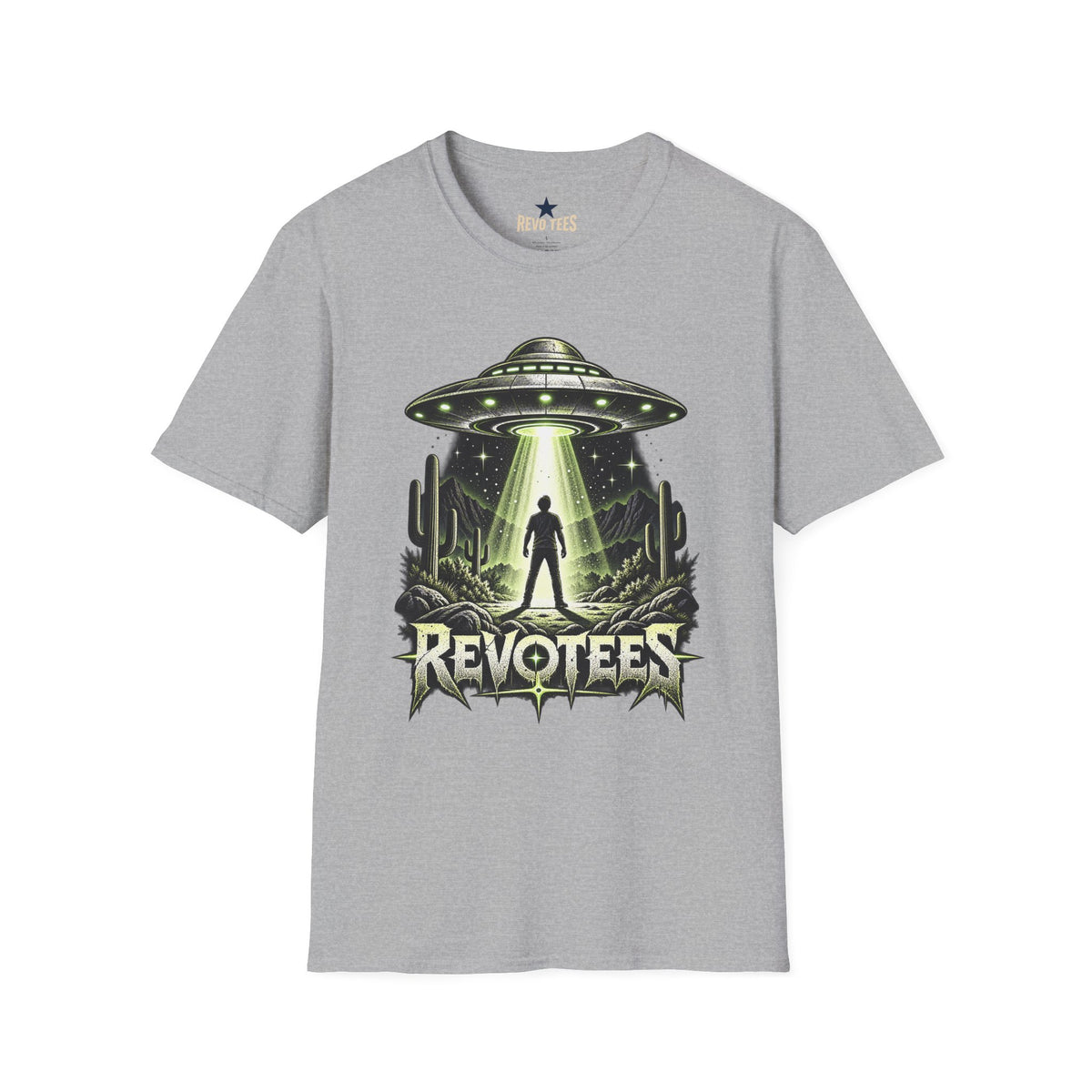 REVOTEES Alien Abduction – Sci‑Fi UFO Graphic Tee