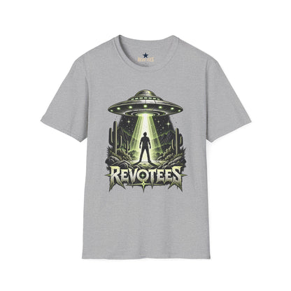 REVOTEES Alien Abduction – Sci‑Fi UFO Graphic Tee