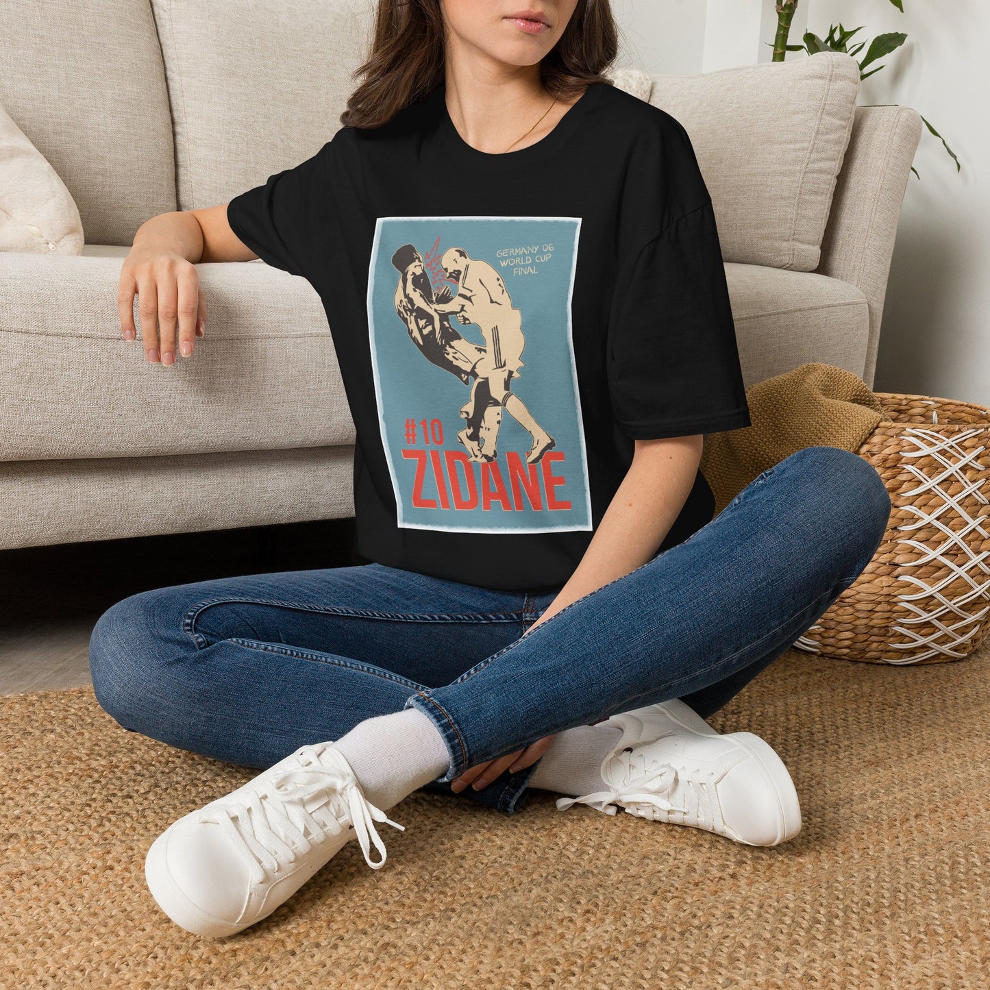 World Cup 2026 - France Headbutt Soccer T-Shirt — 2006 World Cup Retro Football Tee