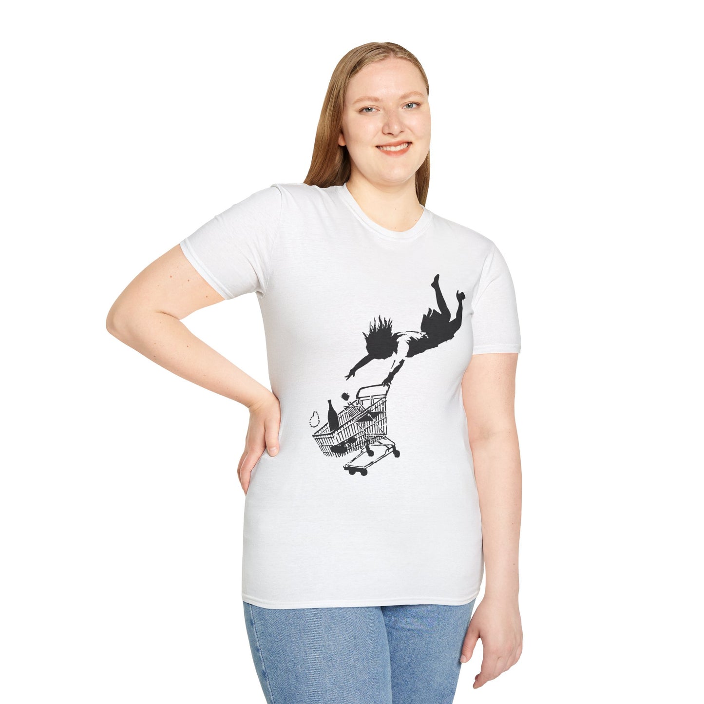 Banksy T-Shirt — Shop Til You Drop Silhouette Tee