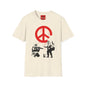 Banksy Peace Symbol Graffiti T-Shirt – Red Drip Street Art Tee