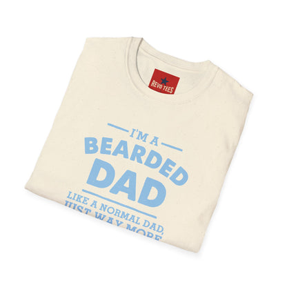 Bearded Dad T‑Shirt — "I'm a Bearded Dad" Funny Father's Day Tee