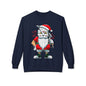Santa Skull — Edgy Christmas Graphic Crewneck Sweatshirt