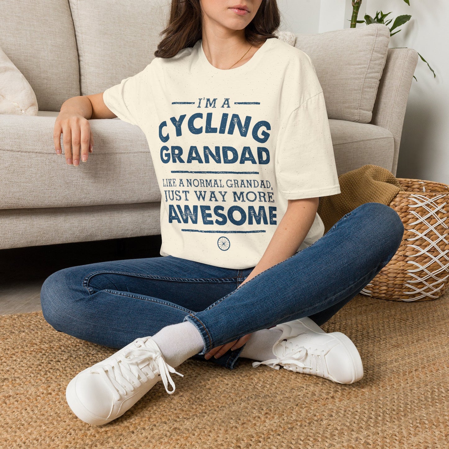 Cycling Grandad T‑Shirt — "I'm a Cycling Grandad" Funny Gift for Grandpa