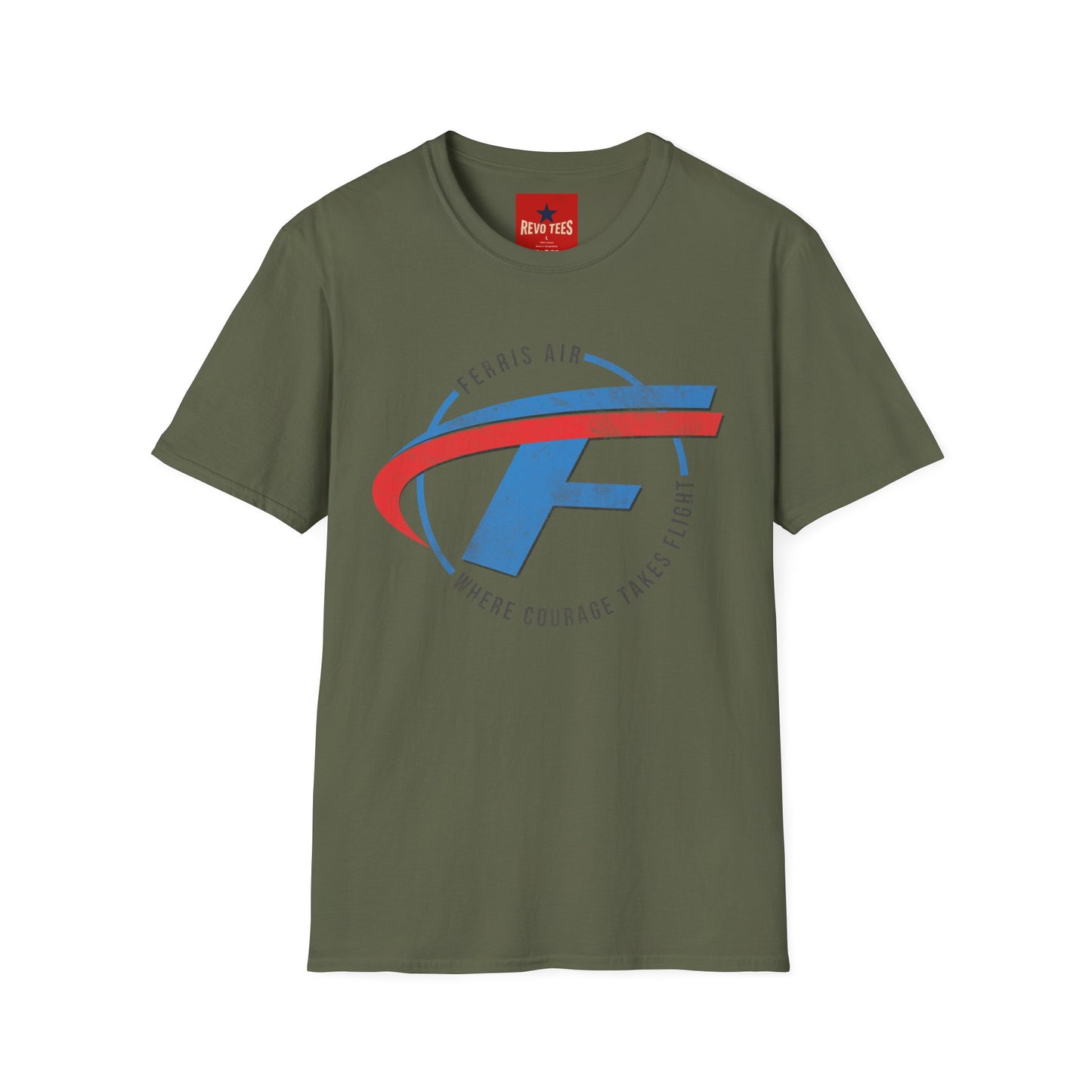 Ferris Air Flight Logo T‑Shirt — Retro Aviation Graphic Tee