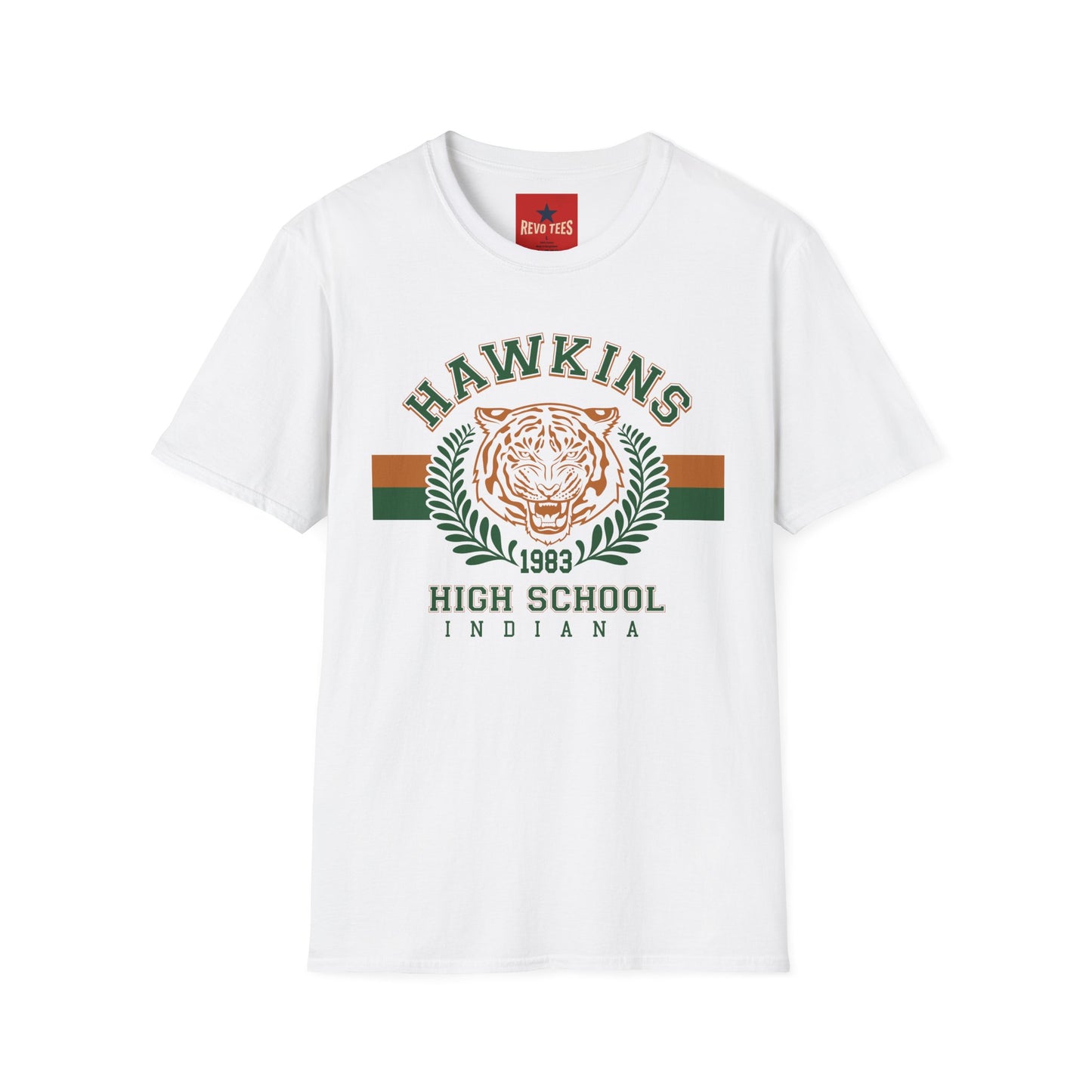 Hawkins High School Tiger Tee — Vintage 1983 Crest T‑Shirt